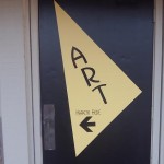 Art Happens Here Door