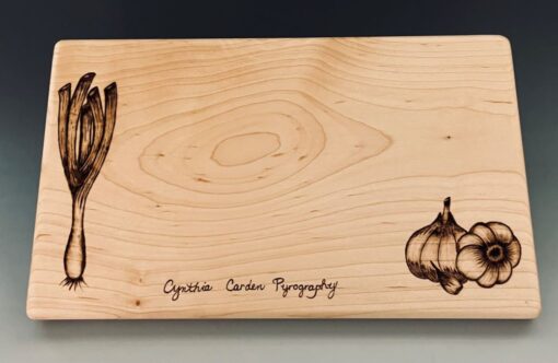 Create a Woodburned Cutting Board workshop with Cynthia Carden on April 12 & 13 - Image 3