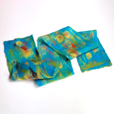 Felted Scarf Workshop with Ellen Davison <br>on October 9 & 10