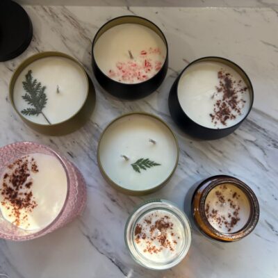 Organic Candle Making Workshop with Aaron Simmons on October 2