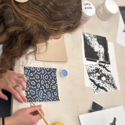 Monoprinting and Mugs with Chloe Compton, Fridays, 9am - noon